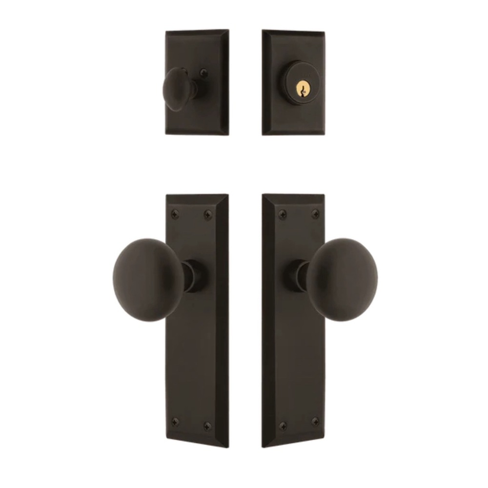Nostalgic Warehouse New York Entry Set with New York Knob